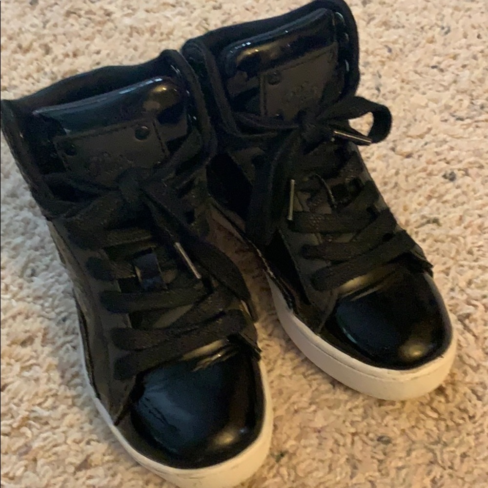 Black hip hop girl shoes very gently used